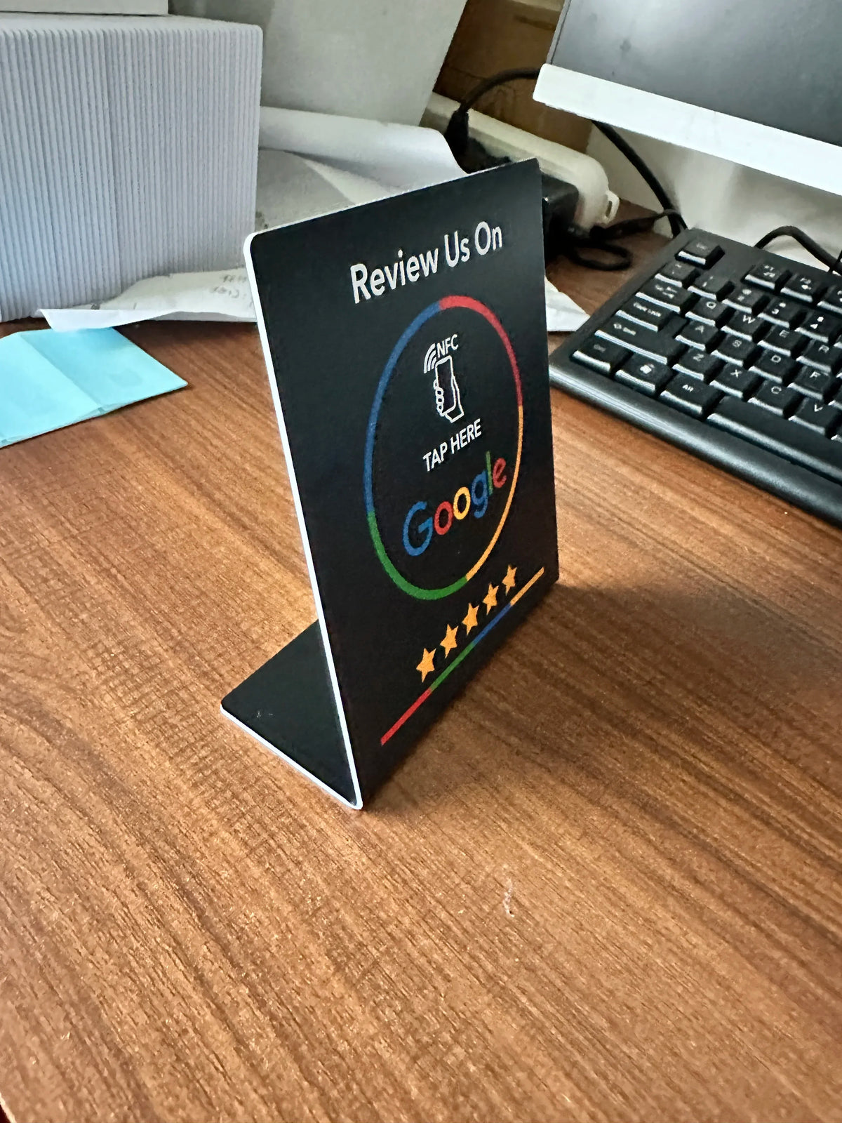 Lightweight NFC 215 Programmable Card - Google Comment Sticker 13.56Mhz Waterproof