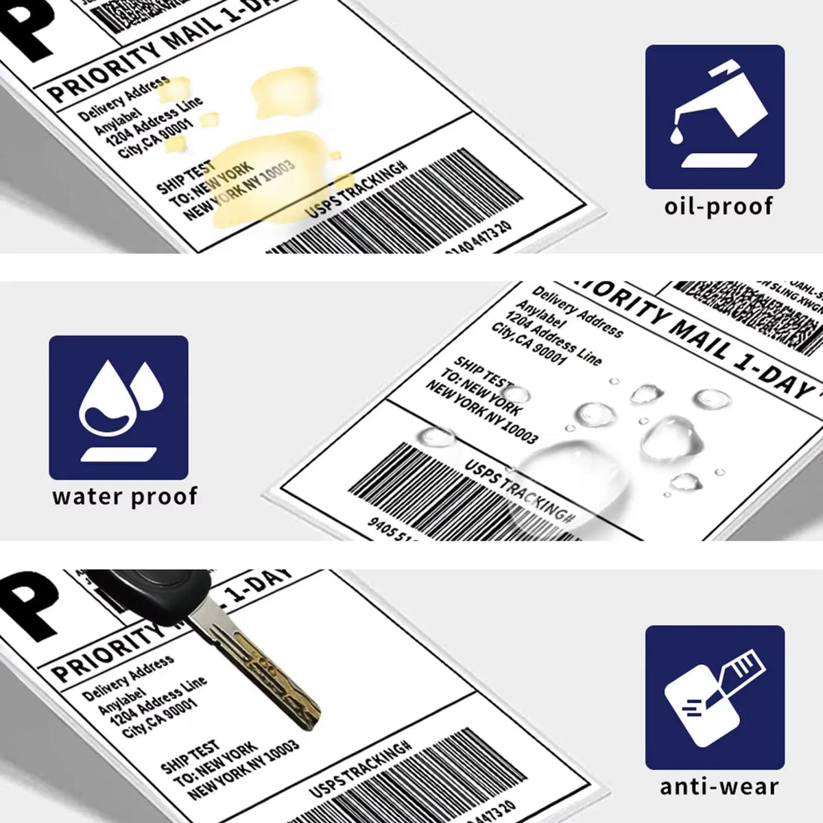 4x6 Inch Thermal Label Paper 100/200/500 Sheets 100x150mm Labels Shipping DHL UPS Express Barcode