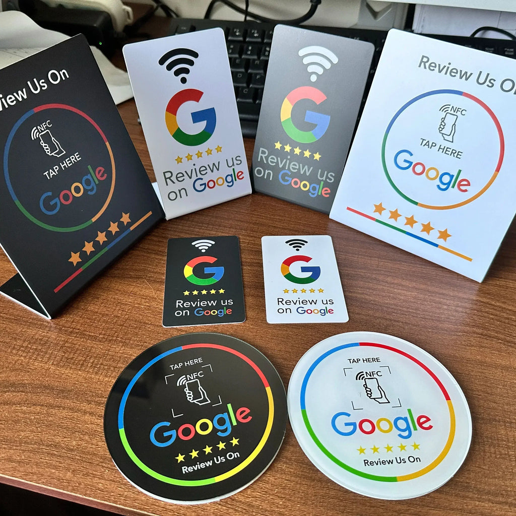 Lightweight NFC 215 Programmable Card - Google Comment Sticker 13.56Mhz Waterproof