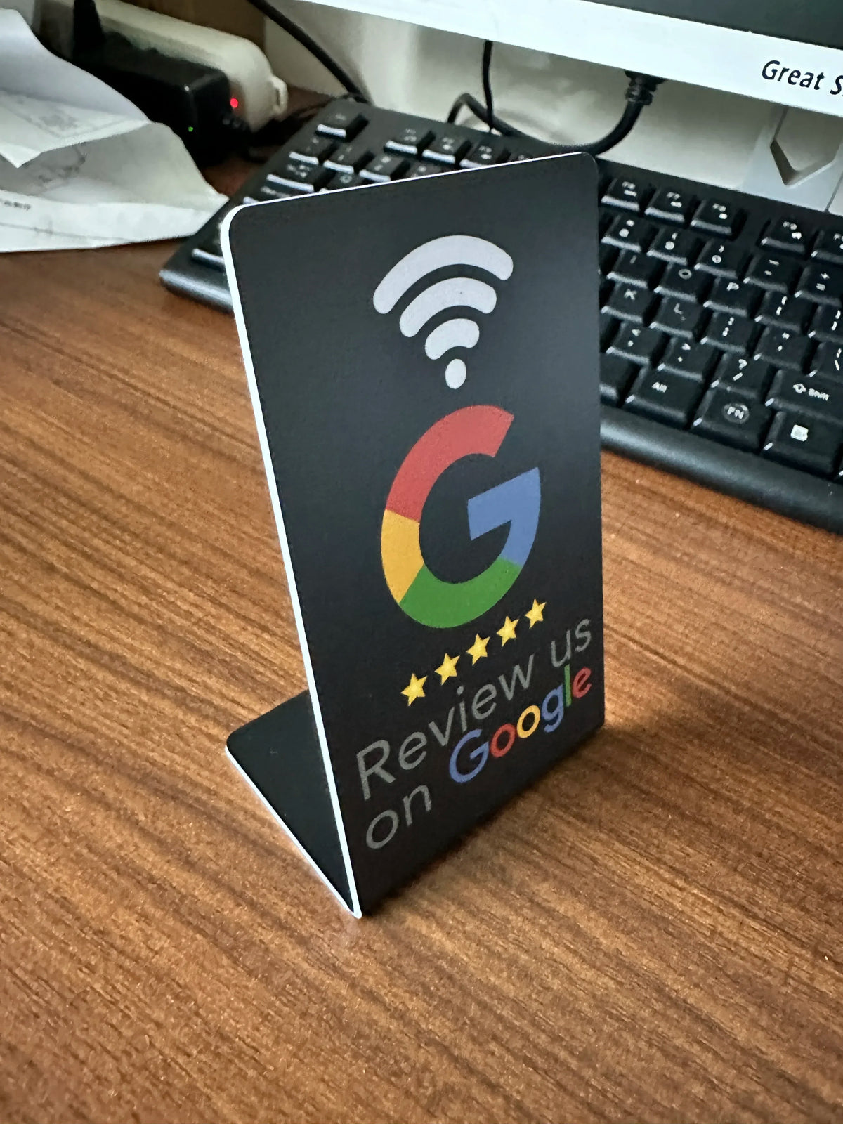 Lightweight NFC 215 Programmable Card - Google Comment Sticker 13.56Mhz Waterproof