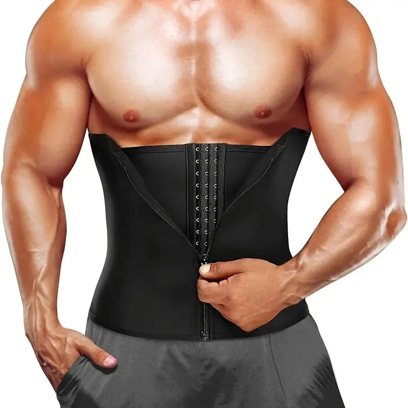 Lose Weight Instantly with this Adjustable Corset Waist belt for Men