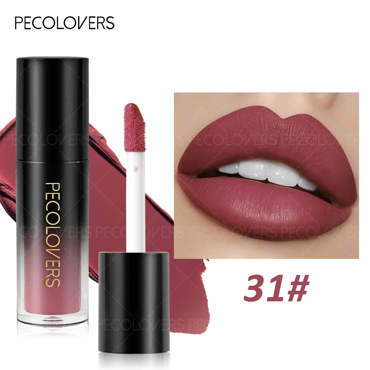 1PC Long-lasting and Smooth Lipstick, Moisturizing, Creamy Texture, Ideal for Autumn and Winter, Delicate Makeup Looks