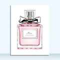 Woman Fashion Perfume Bottle Nordic Print Canvas Posters For Living Room Modern Home
