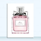 Woman Fashion Perfume Bottle Nordic Print Canvas Posters For Living Room Modern Home