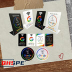 Lightweight NFC 215 Programmable Card - Google Comment Sticker 13.56Mhz Waterproof