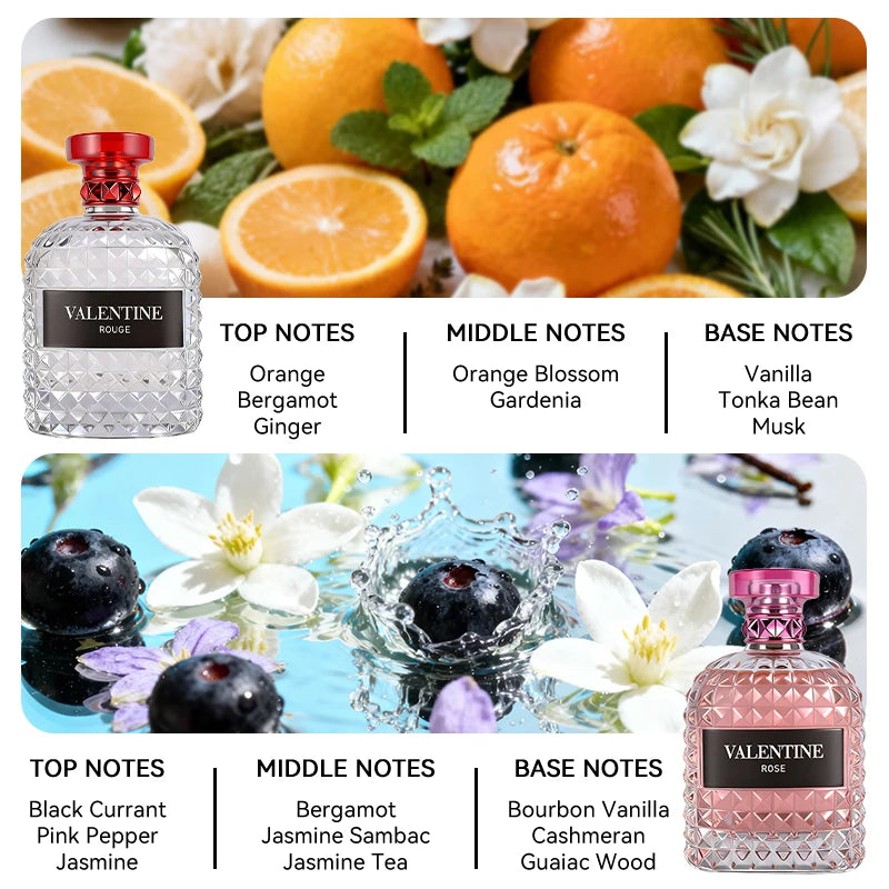 3.4 Fl Oz Men's and Women's Eau De Parfum, Mandarin Orange, Orange Blossom & Bergamot Fragrance. Perfect for Christmas Gifts