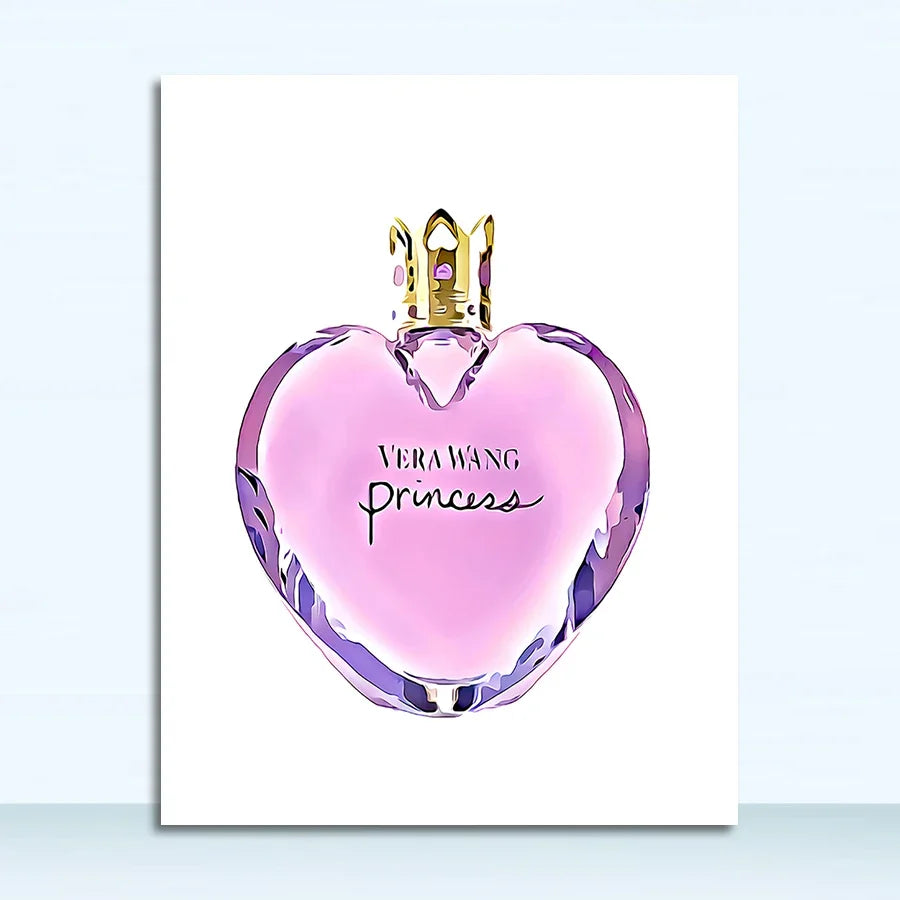 Woman Fashion Perfume Bottle Nordic Print Canvas Posters For Living Room Modern Home